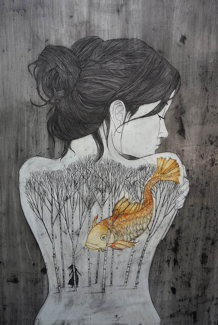 Inked 3 by Jonathan Bentley | Lethbridge Gallery